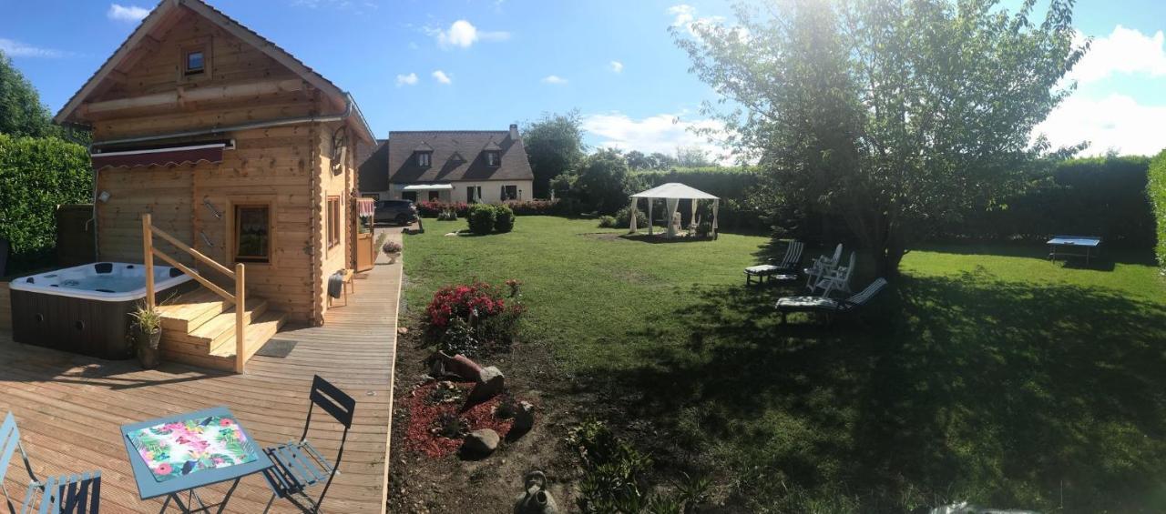 Chalet & Spa Sur La Cote Fleurie Auberville Ngoại thất bức ảnh